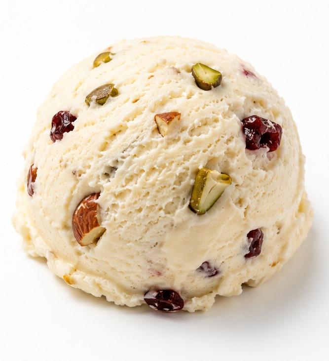 Fruits and Nuts Ice Cream